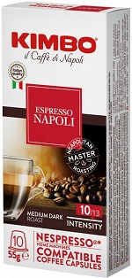 Caffè Kimbo Espresso Napoli in Capsule Compatibili Nespresso