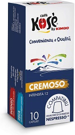 CaffÃ¨ KosÃ¨ by Kimbo Cremoso in Capsule Compatibili Nespresso